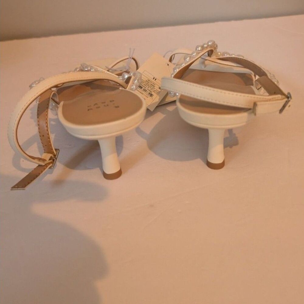 Women's A New Day Pearl Shoes Ivory Size 11 - Picture 2 of 6